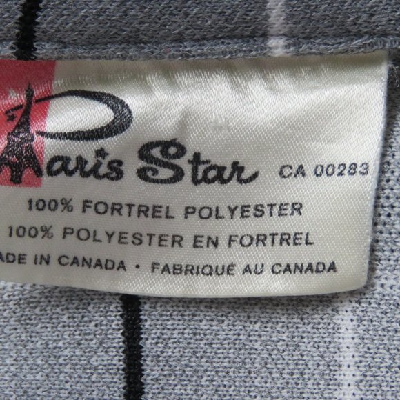 Retro Plaid Grey 1970s Vintage Paris Star Blazer - Picture 7 of 8